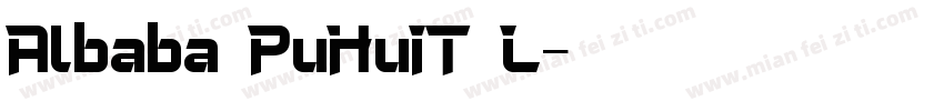 Albaba PuHuiT L字体转换